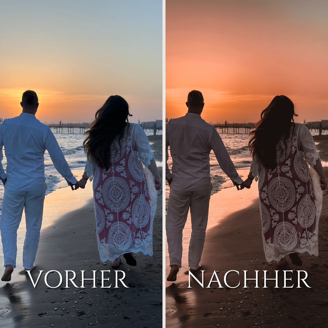 AMBER GLOW ( 10x Presets ) für warme Herbst- und Sonnenuntergangsaufnahmen